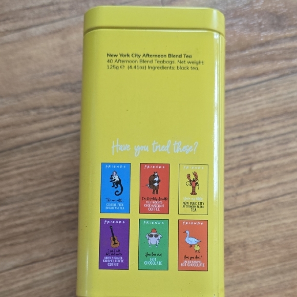 Friends Yellow Tea Tin - Afternoon Blend - Picture 3 of 6